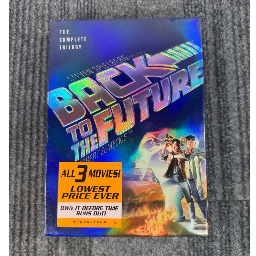 Back to the Future The Complete Trilogy DVD Widescreen 3-Disc Set New Sealed